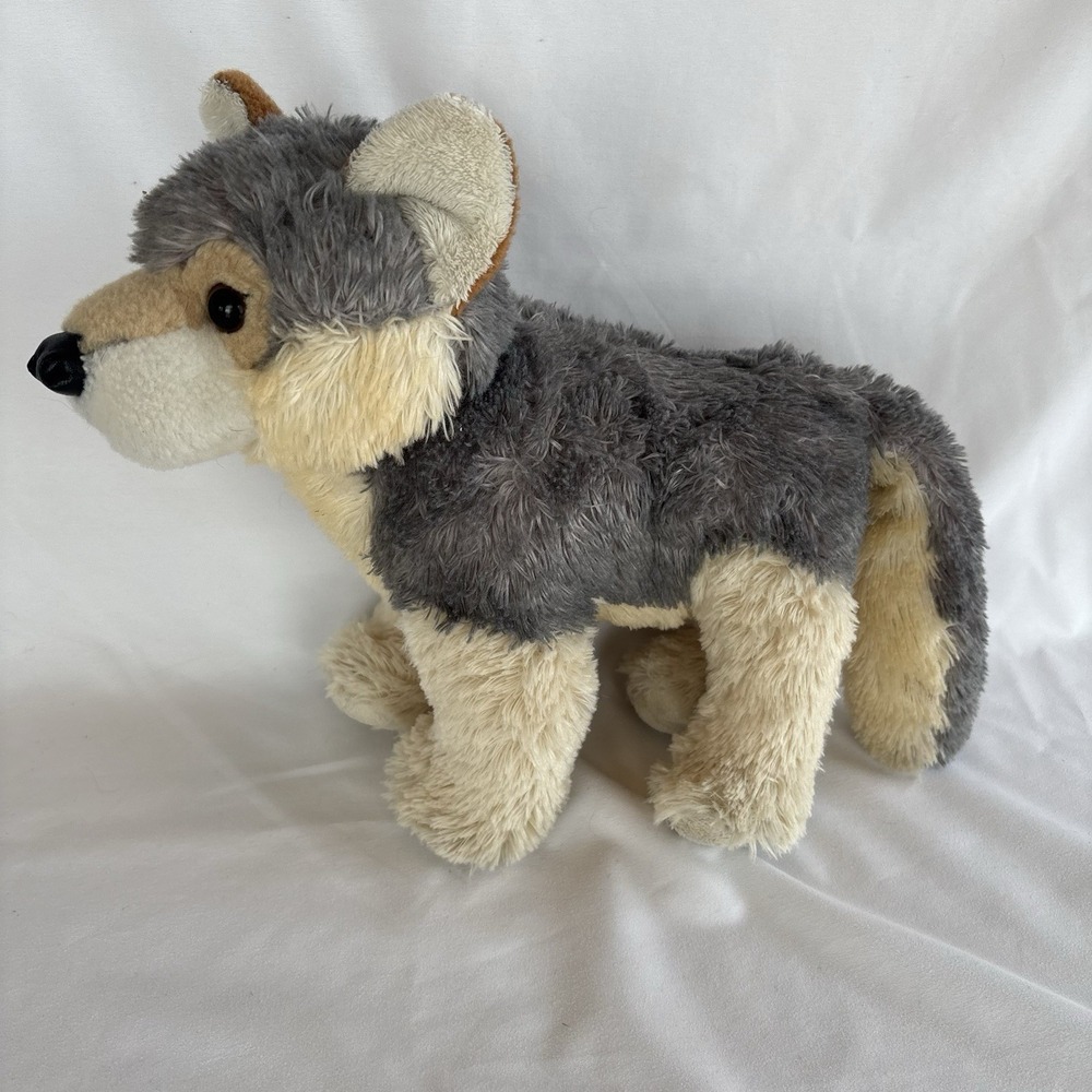 Aurora World Flopsie Wily‎ Timber Wolf 12" Plush Stuffed Animal
